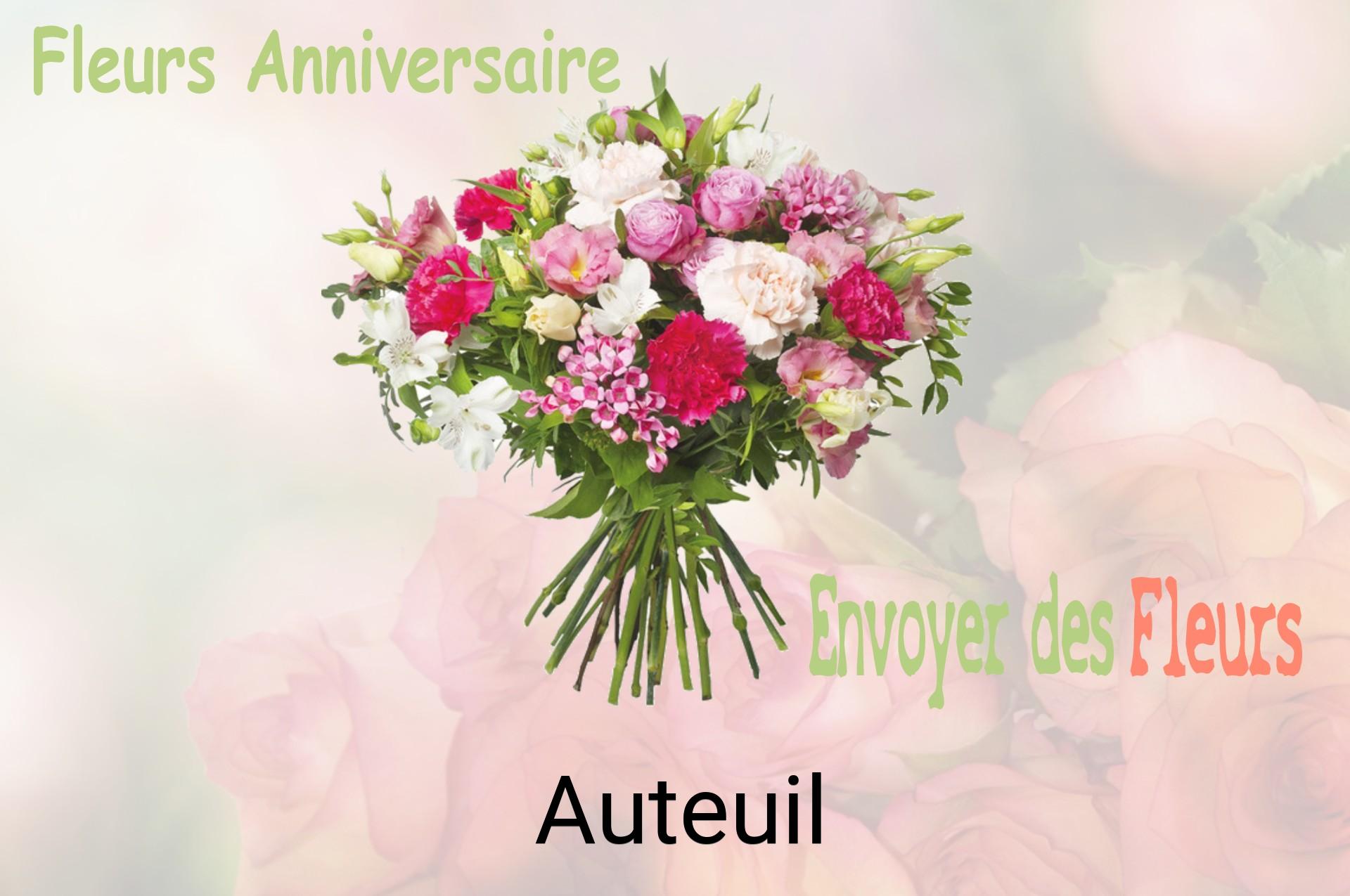 Bouquet de fleurs d’anniversaire livré à Auteuil