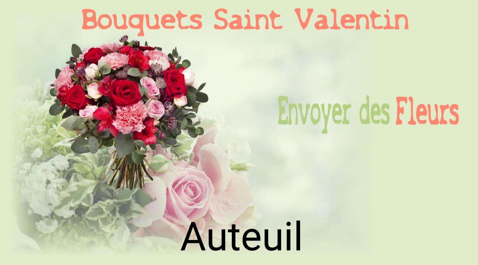 Roses de Saint-Valentin livrées à Auteuil